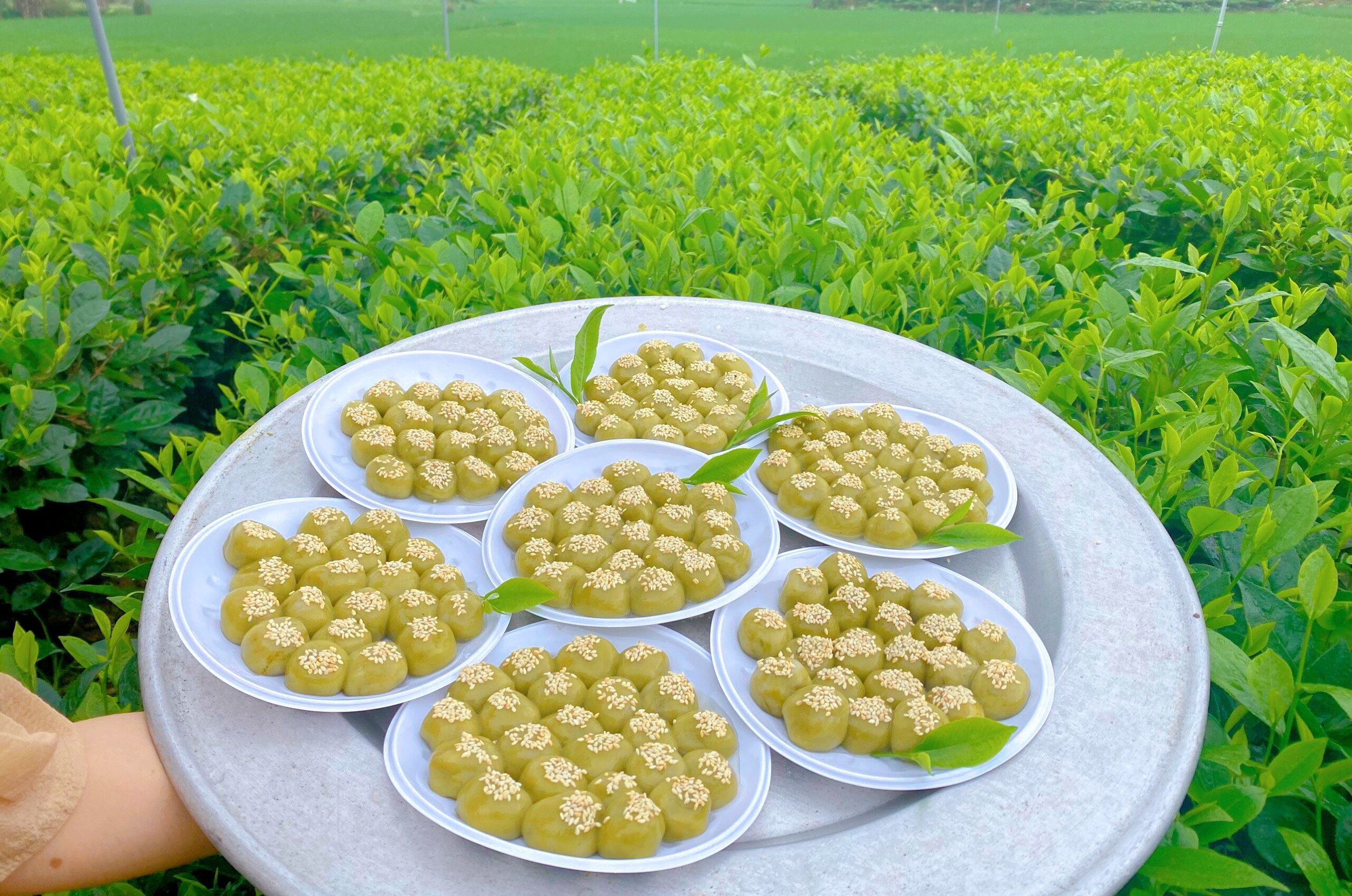 Ẩm thực bánh trôi matcha trà xanh